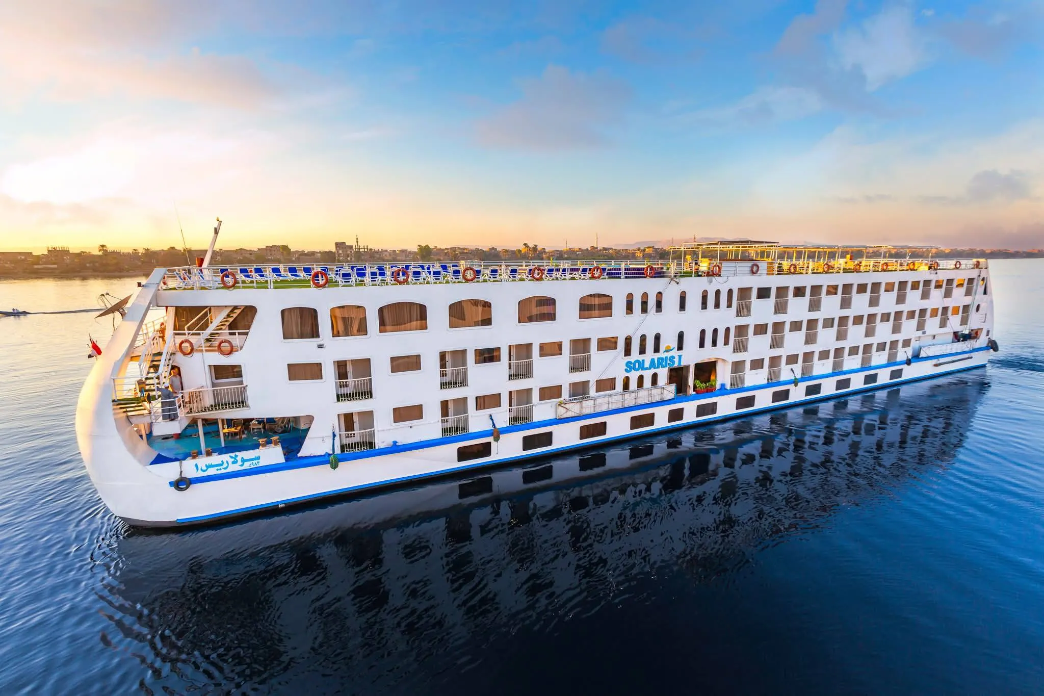 Exterior view of the HS Solaris II Nile Cruise Nile cruise ship